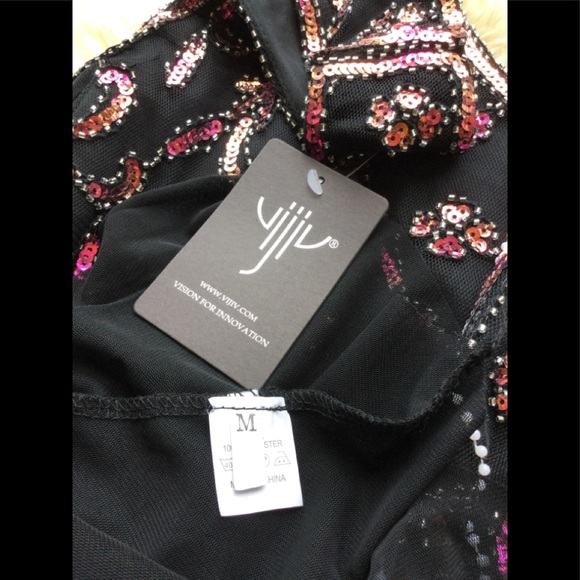 Retro Sequined Maxi Formal Gown B11 - Picture 8 of 12